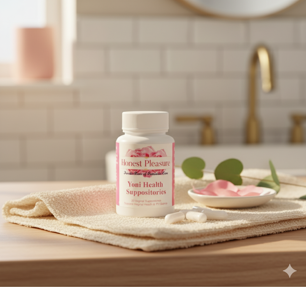 Feminine Balance Suppositories (20ct) & Cleansing Wash Set 3.5 oz