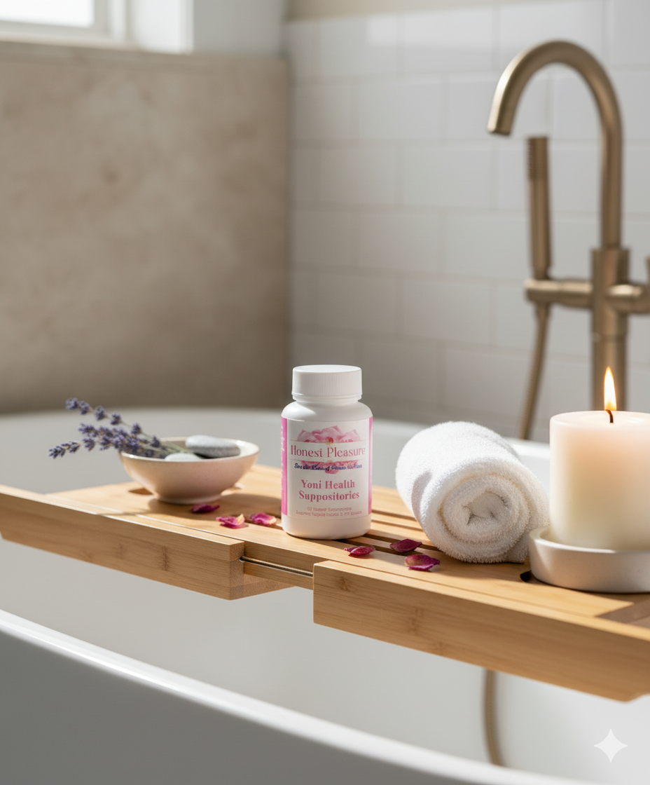 Feminine Balance Suppositories (20ct) & Cleansing Wash Set 3.5 oz